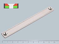 B-POT 120x13x5 mm NEODYM felcsavarozhat� m�gnes has�b