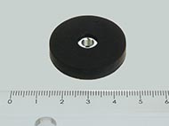 POT-S-IB 31x6 NEODYM r�gz�t� m�gnes menetesfurattal,  gumibevonattal