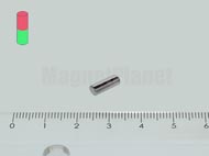 3x8 mm N48 NEODYM m�gnes r�d