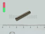 6,35x25,45 mm N45 NEODYM m�gnes r�d