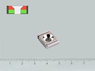 B-POT 10x13x5 mm NEODYM felcsavarozhat� m�gnes has�b