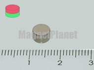 6x4 mm N38 NEODYM m�gnes korong
