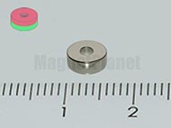 6x2,5/2 mm N38 NEODYM m�gnes gy�r�